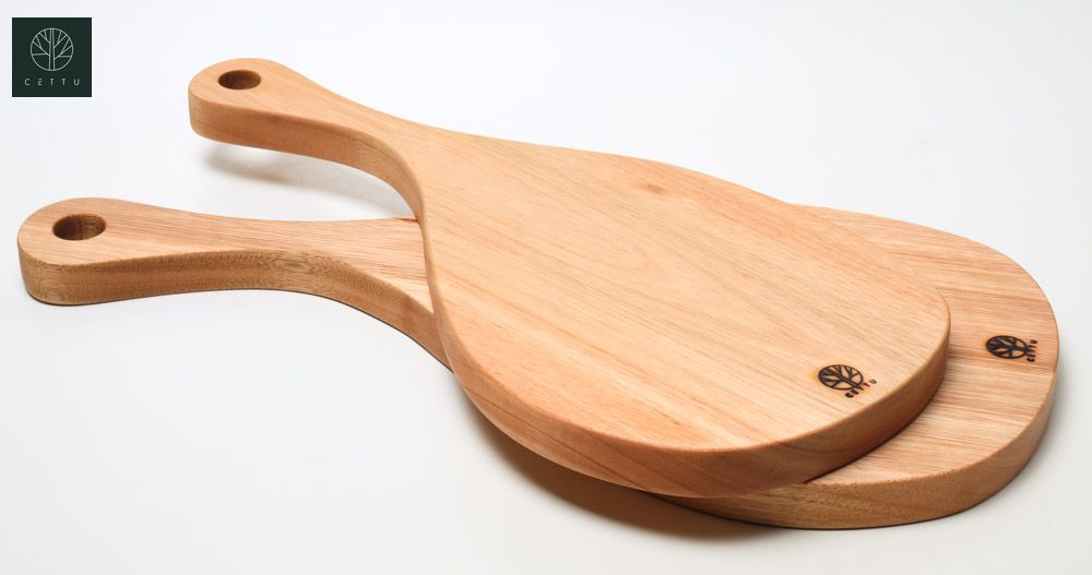 Set de 2 tablas diseño Ibérico, pique, corte y prepare.